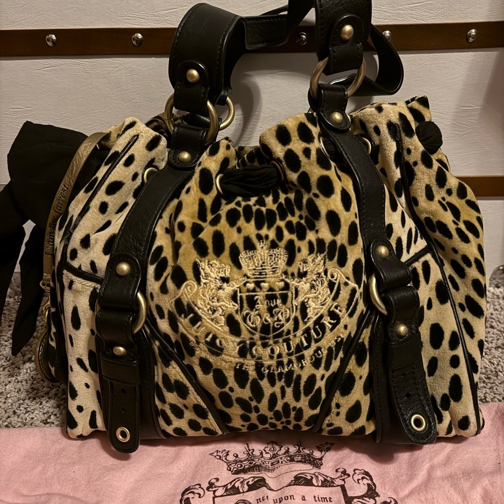 Juicy Couture Leopard Daydreamer Tote Vintage/Y2K